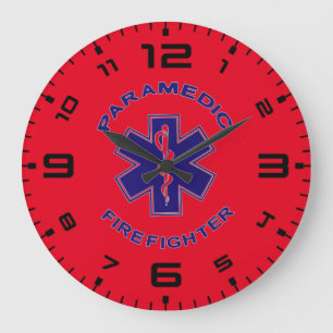Grande Horloge Ronde Infirmier secouriste