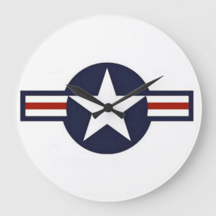 Grande Horloge Ronde Insigne d'aéronef de la Force aérienne de la Secon