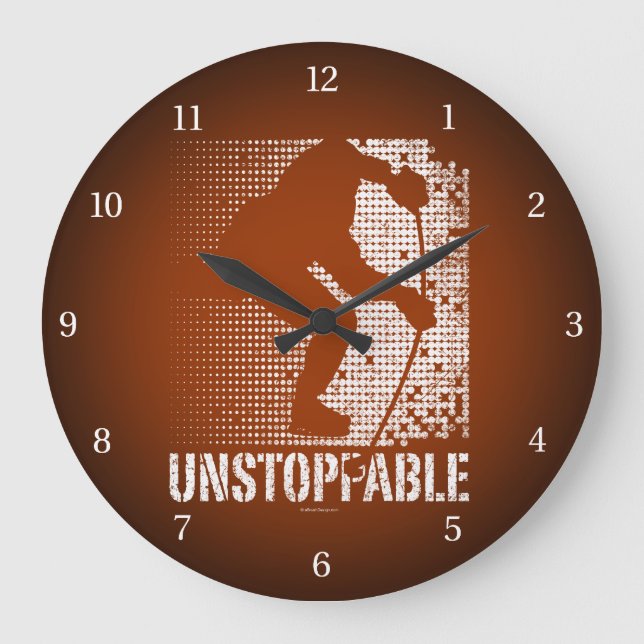 Grande Horloge Ronde Instoppable (Hockey) (Recto)