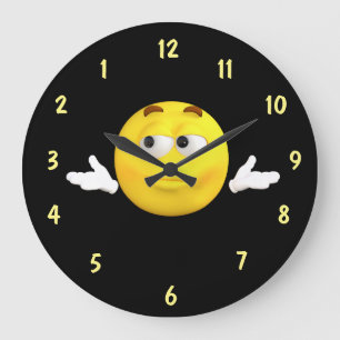 Grande Horloge Ronde Interruption de l'inversion de la face