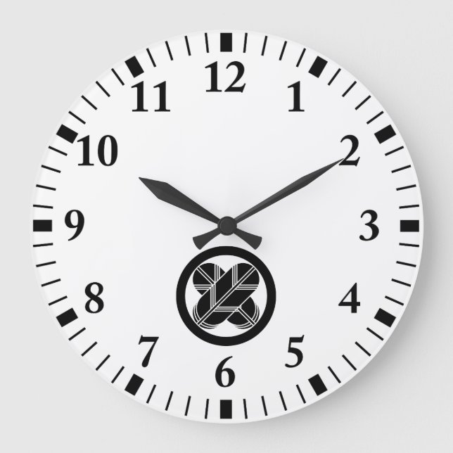 Grande Horloge Ronde Intersecting hawk feathers in a circle Clocks (Recto)