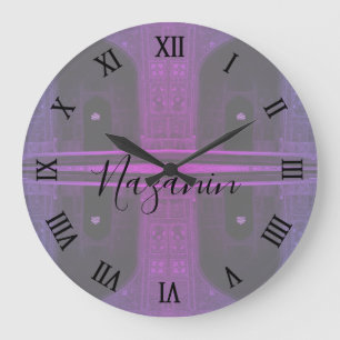 Grande Horloge Ronde Iran vintage Isfahan iwân ouest Imam