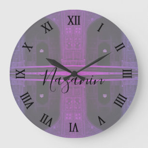 Grande Horloge Ronde Iran vintage Isfahan ouest iwan Imam