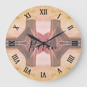 Grande Horloge Ronde Iran vintage Téhéran place Azadi