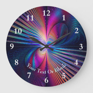 Grande Horloge Ronde Iridescence structurelle