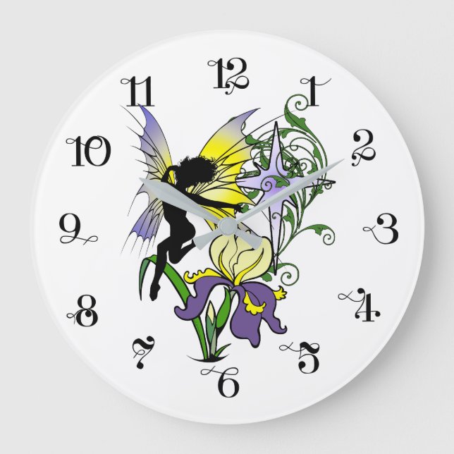 Grande Horloge Ronde Iris Shadow Fairy (Recto)