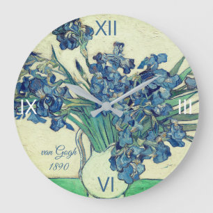 Grande Horloge Ronde Irises par van Gogh :