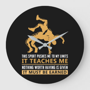 Grande Horloge Ronde IT MUST BE EARNED Wrestling