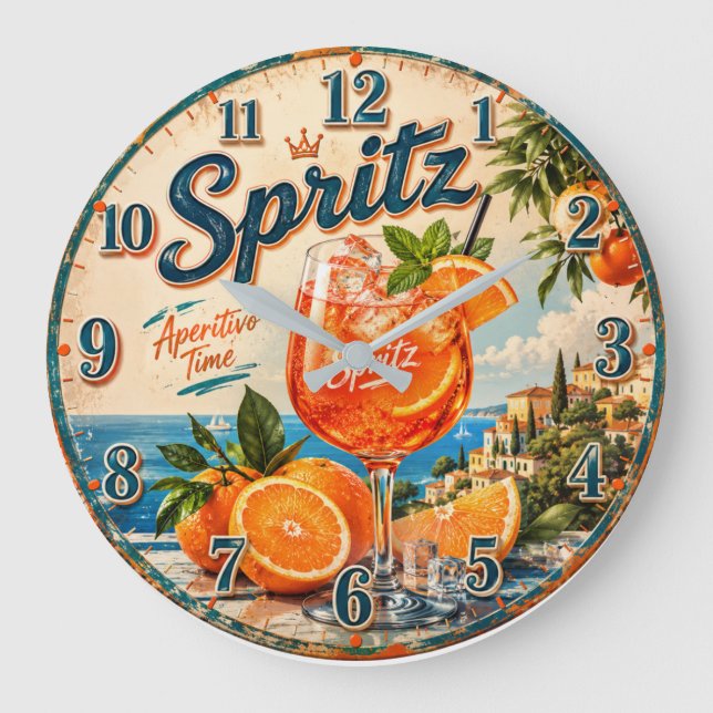 Grande Horloge Ronde Italian Spritz  (Recto)