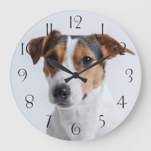 Grande Horloge Ronde Jack Russell