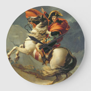 Grande Horloge Ronde Jacques - Louis David - Napoléon Traversant Les A