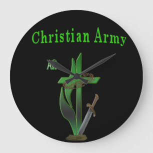 Grande Horloge Ronde J'adore les cadeaux de Jésus