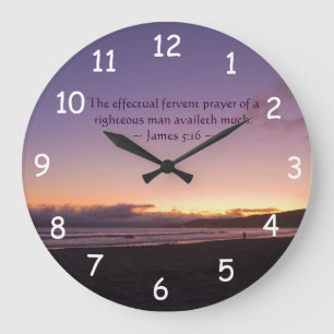 Grande Horloge Ronde James 5:16