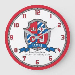 Grande Horloge Ronde James nom du nom signification lettre J oiseau crê