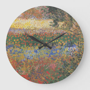 Grande Horloge Ronde Jardin de fleurs - Vincent van Gogh