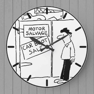 Grande Horloge Ronde Jardin de récupération du moteur