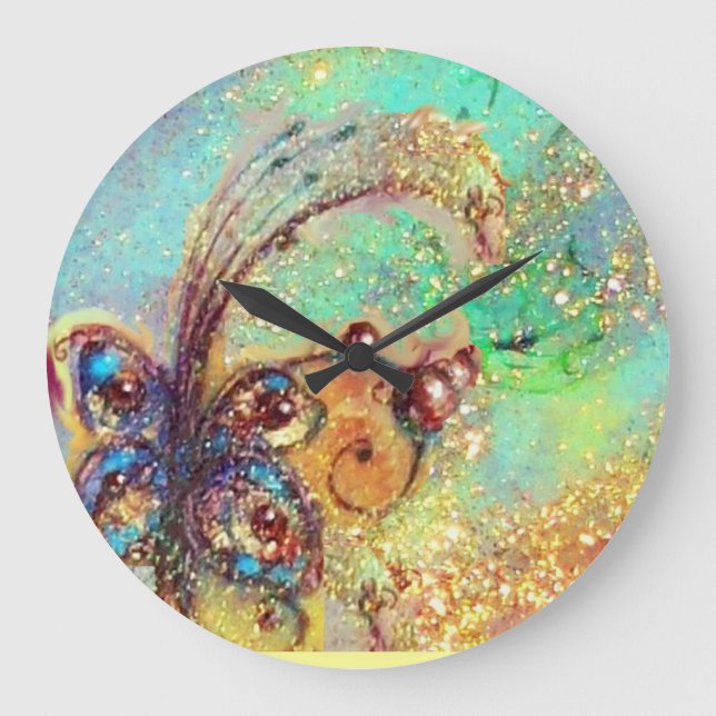 GRANDE HORLOGE RONDE JARDIN DES OMBRES PERDUES, PLANTE MAGIQUE DE BOUTE (Recto)