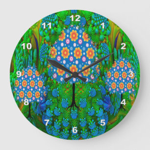 Grande Horloge Ronde Jardin d'été