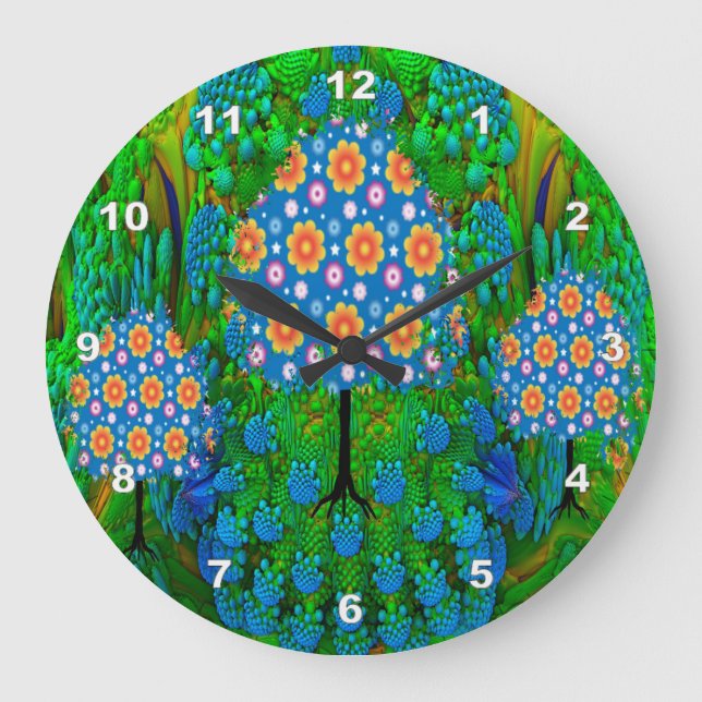 Grande Horloge Ronde Jardin d'été (Recto)