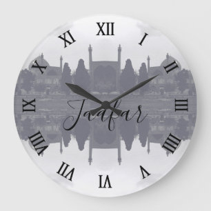 Grande Horloge Ronde Jardins de la mosquée du shah d'Ispahan en Iran vi
