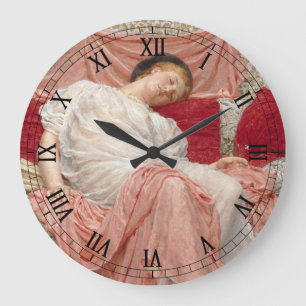 Grande Horloge Ronde Jasmine par Albert Joseph Moore, Victorian Fine Ar