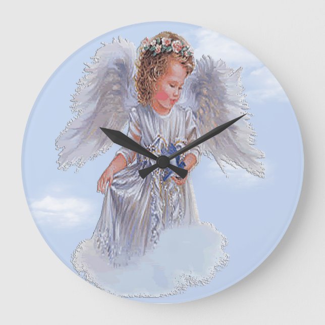 Grande Horloge Ronde Je crois aux anges (Recto)