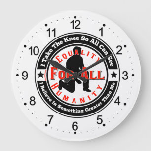 Grande Horloge Ronde Je Prends Le Genou