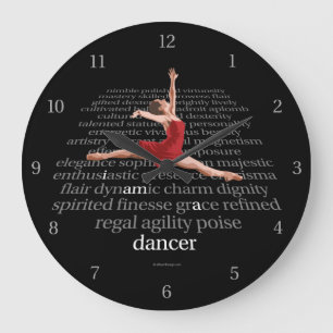 Grande Horloge Ronde Je Suis Une danseuse