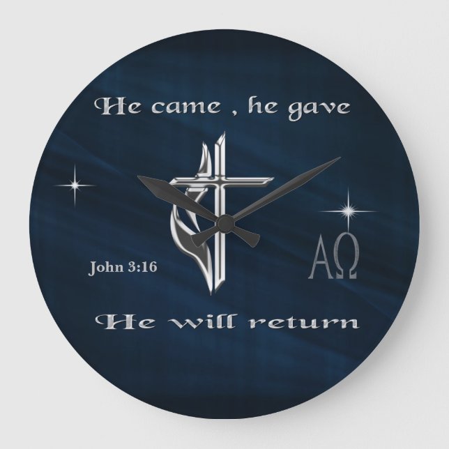 Grande Horloge Ronde Jésus (Recto)