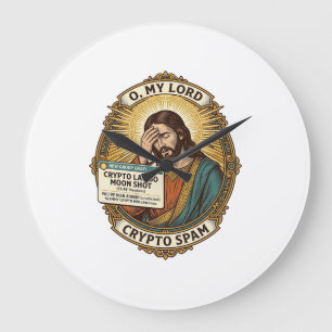 Grande Horloge Ronde Jésus a ajouté un spam Crypto Groupe Discussion Ir