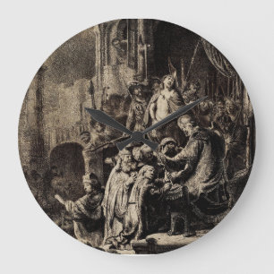 Grande Horloge Ronde Jésus-Christ devant Pilate