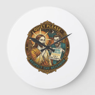 Grande Horloge Ronde Jésus Voisin En colère Plainte pour bruit Fête bru