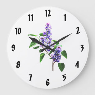 Grande Horloge Ronde Jet de lilas