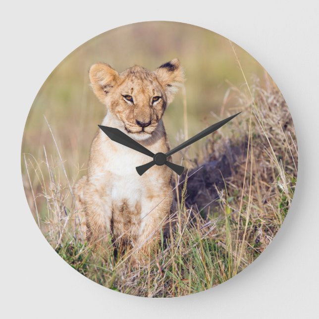 Grande Horloge Ronde Jeune lion (Recto)