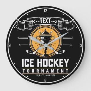 Grande Horloge Ronde Jeux de hockey sur gazon