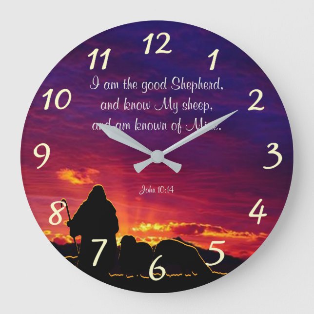 Grande Horloge Ronde John 10:14 (Recto)