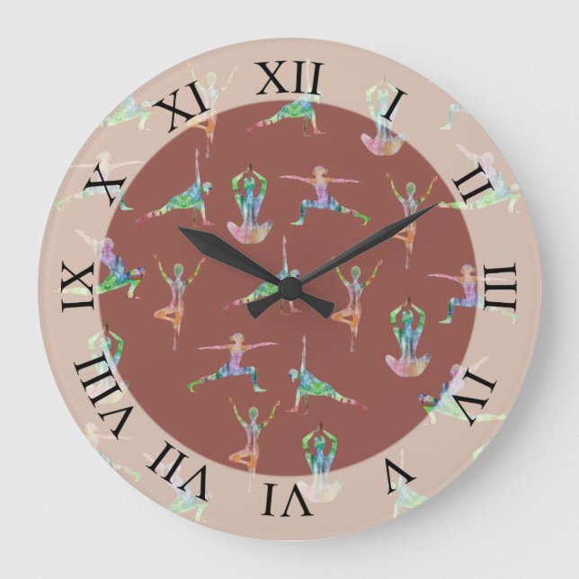 Grande Horloge Ronde Joie de yoga (Recto)