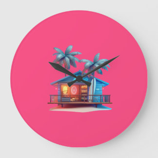 Grande Horloge Ronde Joie d'été