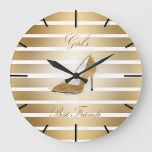 Grande Horloge Ronde Jolie talons hauts chaussures "Filles meilleurs am