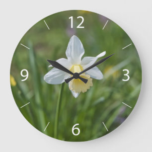 Grande Horloge Ronde Jonquille