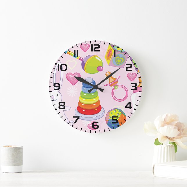 Grande Horloge Ronde Jouets pour bébés et articles de première nécessit (Créateur téléchargé)
