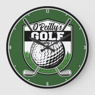 Grande Horloge Ronde Joueur de golf Pro Golf Country Club