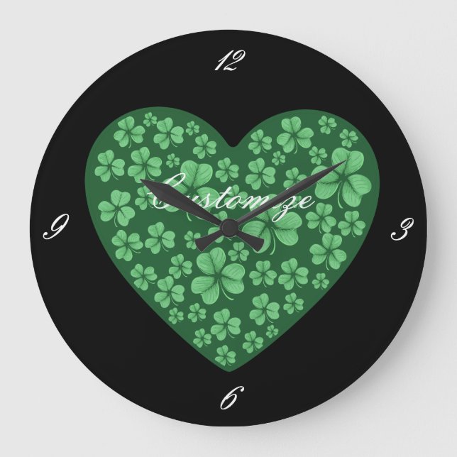Grande Horloge Ronde Jour de Saint Patrick (Recto)
