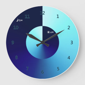 Grande Horloge Ronde Jour et nuit