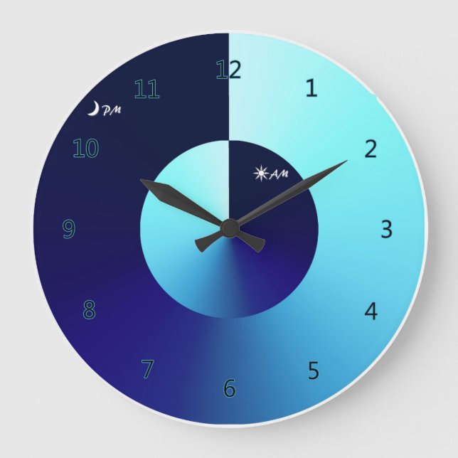 Grande Horloge Ronde Jour et nuit (Recto)