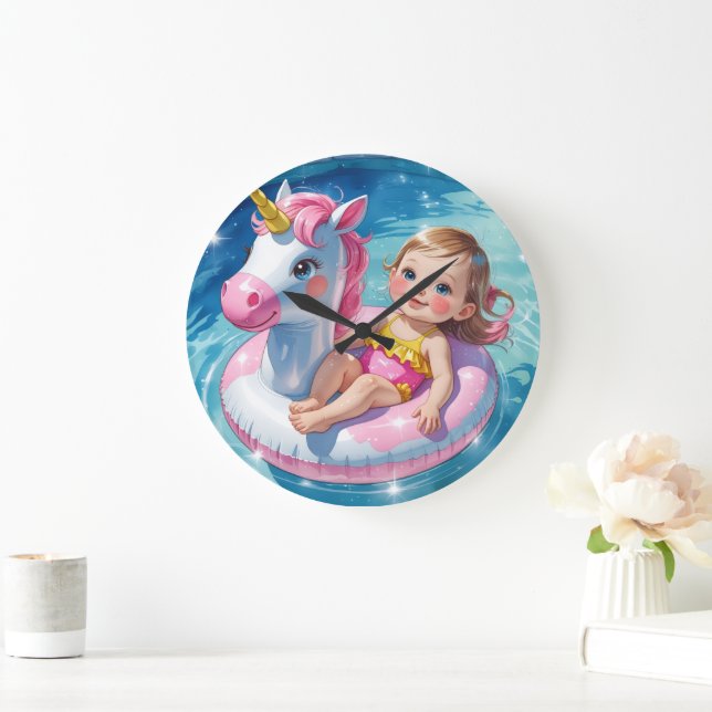 Grande Horloge Ronde Jours de pool (Maison)