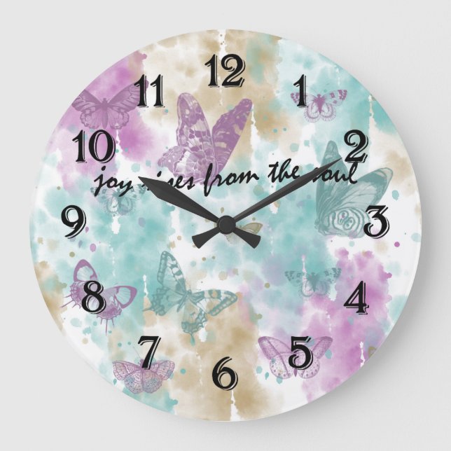 Grande Horloge Ronde Joy Rises from the Soul (Recto)