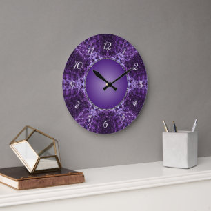 Grande Horloge Ronde Joyau de la couronne pourpre