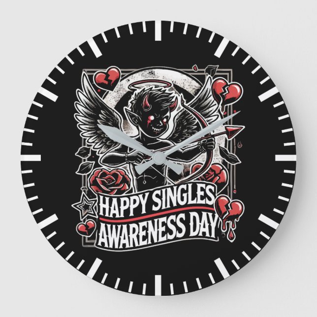 Grande Horloge Ronde Joyeuse Journée de sensibilisation aux singles, Jo (Recto)