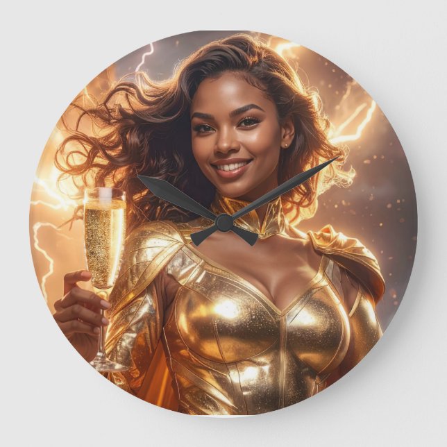 Grande Horloge Ronde Joyeux anniversaire (Recto)